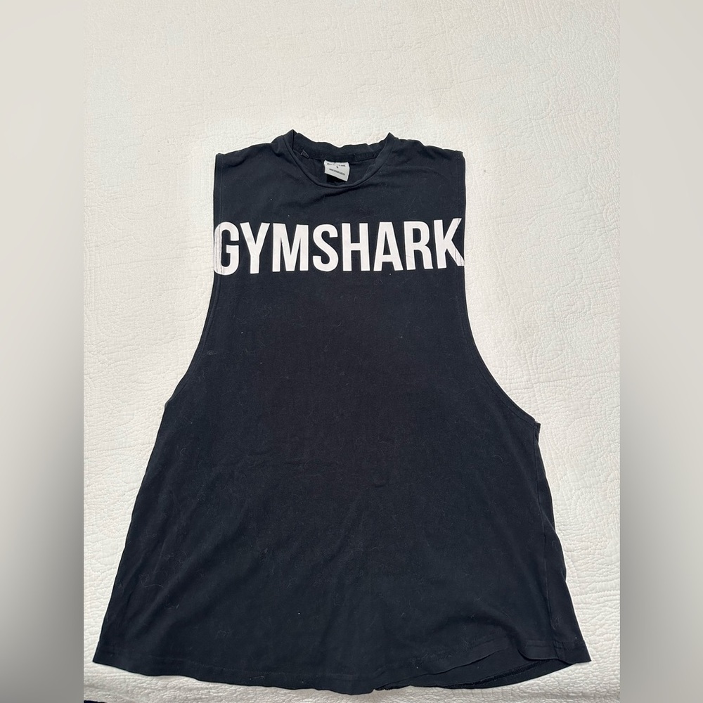 Gymshark Cut Off Tank Black